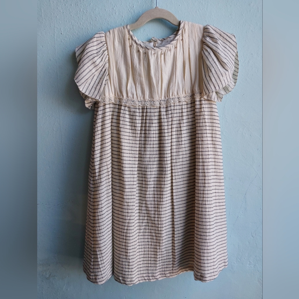 Lovely Cotton Nanos Striped Dress